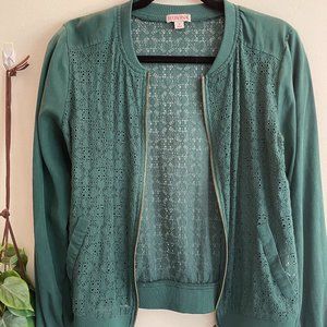 Emerald Lace Jacket